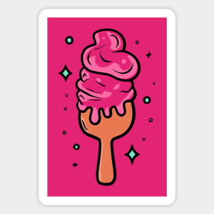 Raspberry Sorbet Magnet